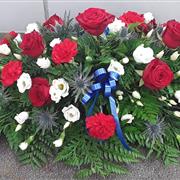 Red rose and thistle