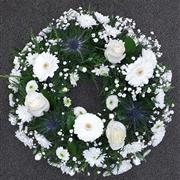 White with thistle 12inch