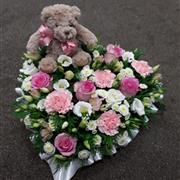 Mixed heart with teddy 