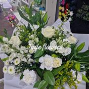 Luxury all white bouquet 